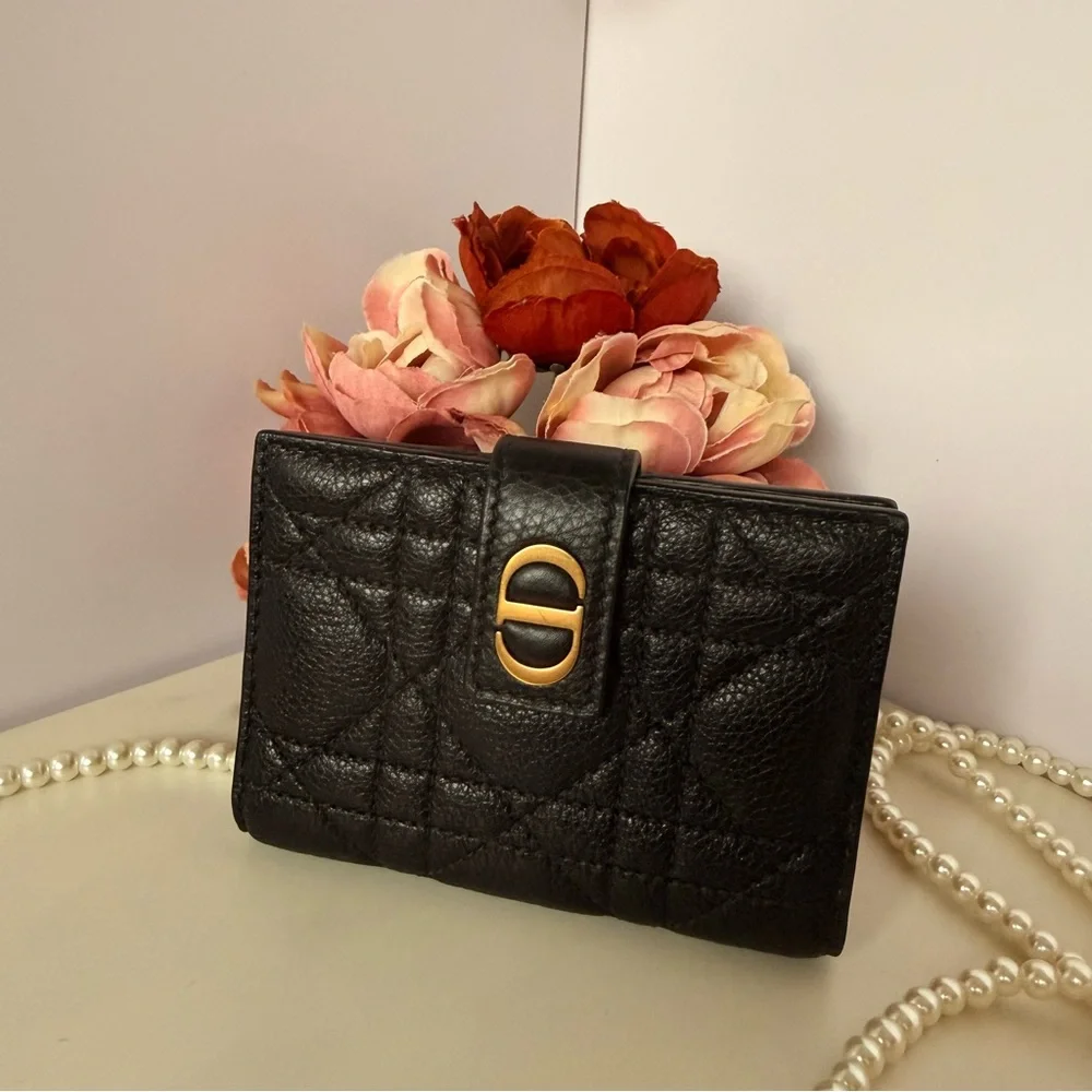 Dior Caro Dandelion Card Holder